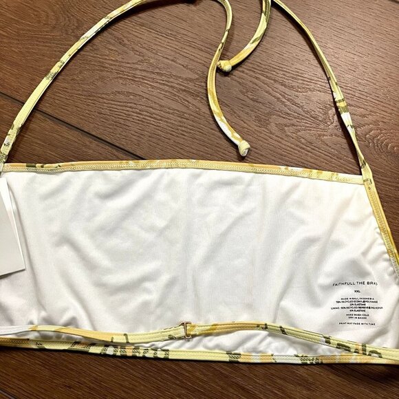 Faithfull the Brand NWT Isa Bikini Top Loretta Floral Print  (Sz XXL) - Picture 6 of 7